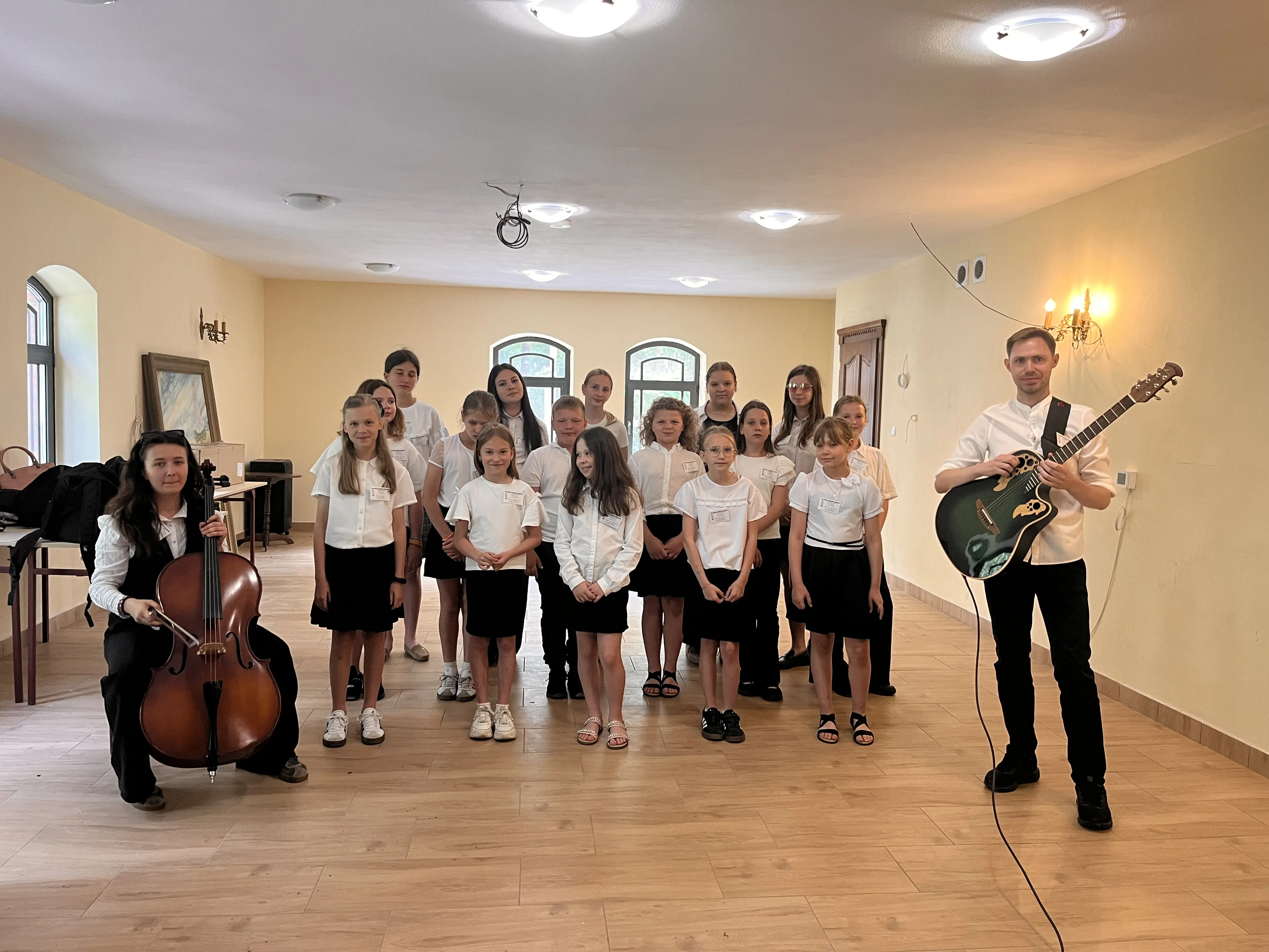 Schola parafii Podwyższenia Świętego Krzyża w Mietnem